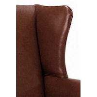The Chair's Wing Back Features Unique Angles